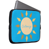 Geometrischer Sonnenkreis Thunder_Cove Laptopschutzhülle (Vorne Rechts)