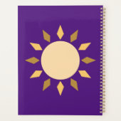 Geometrischer Sonnenkreis Thunder_Cove Planer (Rückseite)