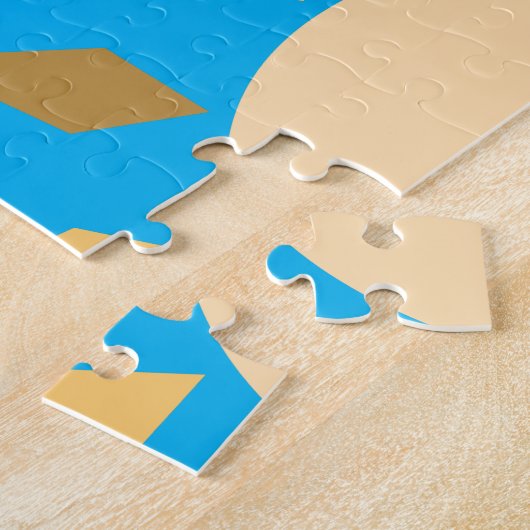 Geometrischer Sonnenkreis Thunder_Cove Puzzle (Seite)