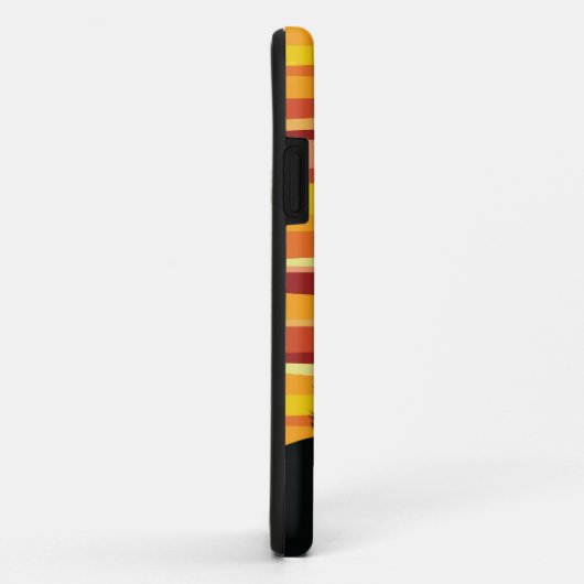 Geometrischer Sonnenuntergang Case-Mate iPhone Hülle (Hinten/Rechts)