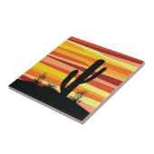 Geometrischer Sonnenuntergang Fliese (Seite)