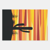 Geometrischer Sonnenuntergang Geschenkpapier Set (Vorderseite 3)