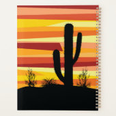 Geometrischer Sonnenuntergang Planer (Rückseite)