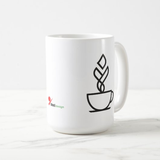 Geometrischer Steam Kaffeetasse (VorderseiteRechts)