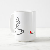Geometrischer Steam Kaffeetasse (Vorderseite Links)
