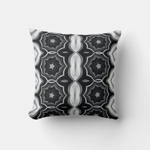 geometrischer Stern für die Kissen in Schwarz und 