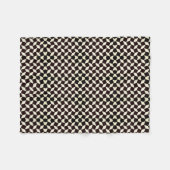 Geometrischer Sternenmuster-Decke Fleecedecke (Vorderseite (Horizontal))