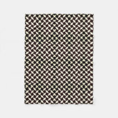Geometrischer Sternenmuster-Decke Fleecedecke (Vorderseite)