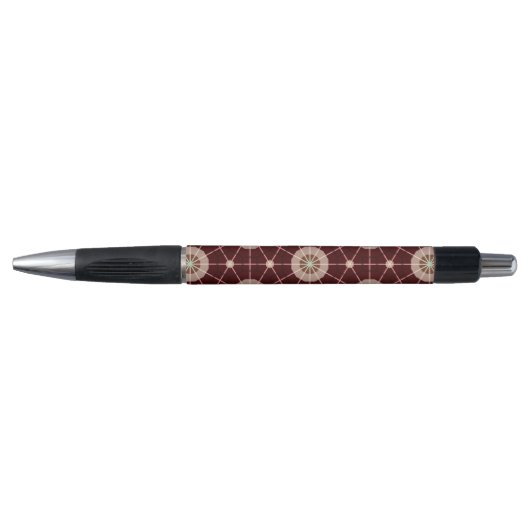 Geometrischer Stift in warmen Erdtönen (Vorderseite)