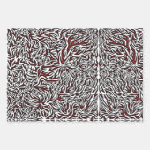 Geometrischer Stil der optischen Illusion im Schac Geschenkpapier Set (Vorderseite 2)