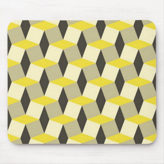 Geometrischer Stil Mousepad (Vorne)