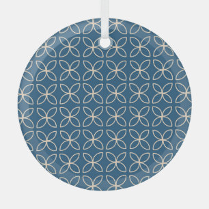 Geometrischer, stilvoller Vintager Hintergrund. Ornament Aus Glas