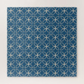 Geometrischer, stilvoller Vintager Hintergrund. Puzzle (Horizontal)
