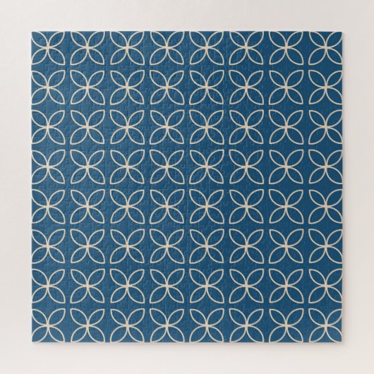 Geometrischer, stilvoller Vintager Hintergrund. Puzzle (Vertikal)