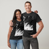 Geometrischer Sturm T-Shirt (Unisex)