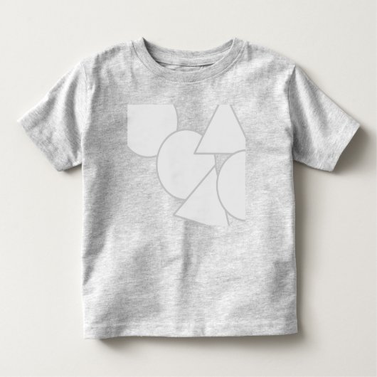 Geometrischer T - Shirt (Vorderseite)