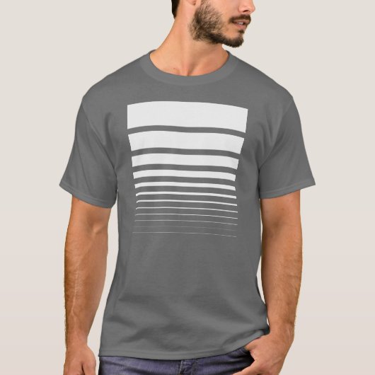 Geometrischer T - Shirt Fibonacci-Reihenfolge, (Vorderseite)