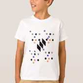 Geometrischer T - Shirt für Kinder (Vorderseite)
