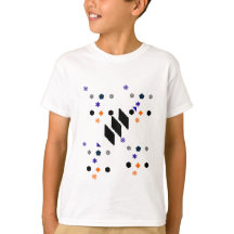 Geometrischer T - Shirt für Kinder