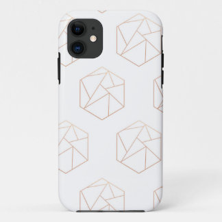 Geometrischer Telefonkasten des Hexagons iPhone 11 Hülle