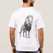 Geometrischer tierischer T - Shirt "Wild Geometry" (Rückseite)