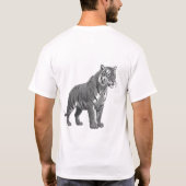 Geometrischer tierischer T - Shirt "Wild Geometry" (Rückseite)