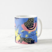 Geometrischer Tiger, Leopard: Kindermuster. Kaffeetasse (VorderseiteRechts)