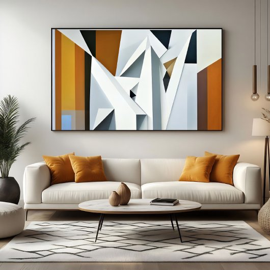 Geometrischer Ton Poster