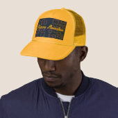Geometrischer Trucker Hat Truckerkappe (Beispiel)