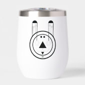 Geometrischer Usagi-Hase Zodiac (Vorderseite)