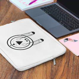 Geometrischer Usagi-Hasen-Zodiakus Laptopschutzhülle