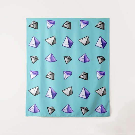 Geometrischer Wandteppich (Vorderseite)