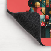 Geometrischer Weihnachtsbaum Mousepad (Ecke)