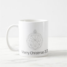 Geometrischer Weihnachtsbaumschmuck