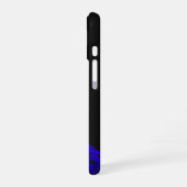 Geometrischer Weltraumteppich iPhone 16 Hülle (Linke Seite)