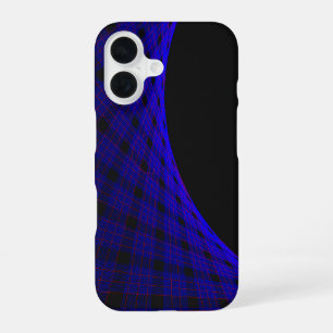 Geometrischer Weltraumteppich iPhone 16 Hülle