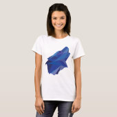 Geometrischer Wolf T-Shirt (Vorne ganz)