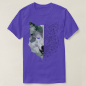 Geometrischer Wolf T-Shirt (Design vorne)