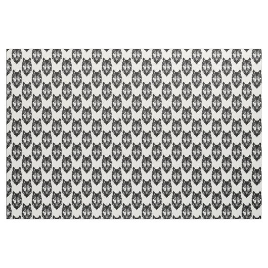 Geometrischer Wolfskopf Stoff (Yard (91,4 cm))