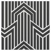 Geometrischer Zickzack Art-Deco-Stil Stoff (Nahaufnahme)