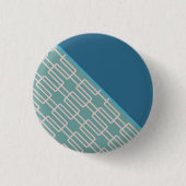 Geometrisches 1 Abstraktes Muster Button (Vorderseite)