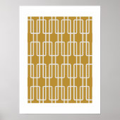 Geometrisches 1 Abstraktes Muster Poster (Vorne)