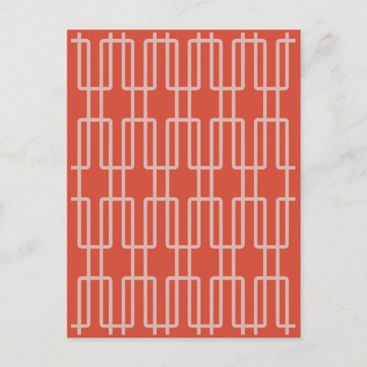 Geometrisches 1 Abstraktes Muster Postkarte (Vorderseite)