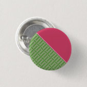 Geometrisches 2 abstraktes Muster Button (Vorne & Hinten)