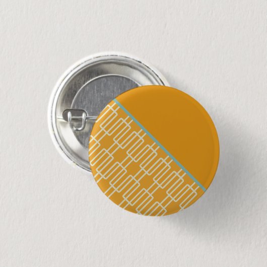 Geometrisches 2 Abstraktes Muster Button (Vorne & Hinten)