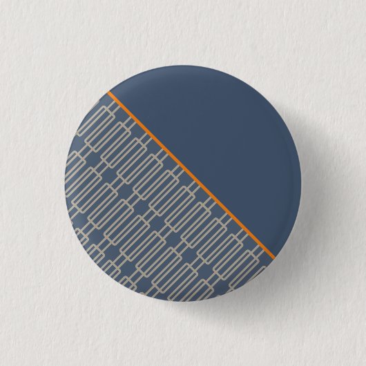 Geometrisches 3 Abstraktes Muster Button (Vorderseite)