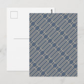 Geometrisches 3 Abstraktes Muster Postkarte (Vorne/Hinten)