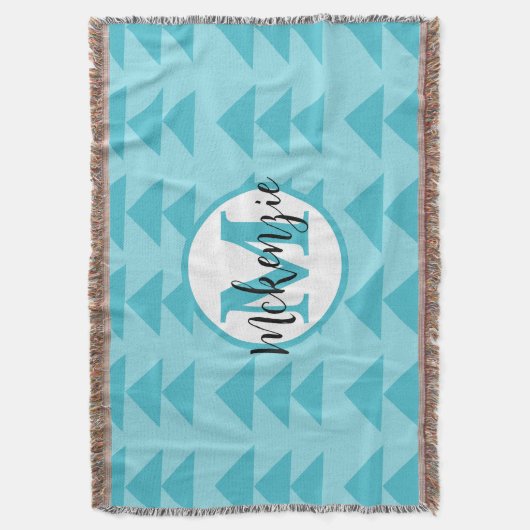 Geometrisches 3a-Muster für Monogram Decke (Vorderseite Vertikal)