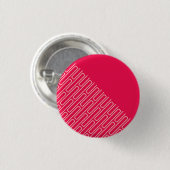 Geometrisches 3D-Abstraktmuster Button (Vorne & Hinten)