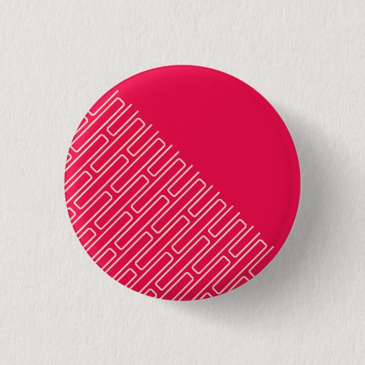 Geometrisches 3D-Abstraktmuster Button (Vorderseite)